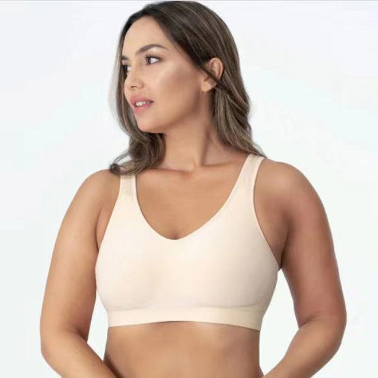 Plus-Size Shaper Bra – Seamless Gather Support, S–3XL, Breathable Nylon – view 3