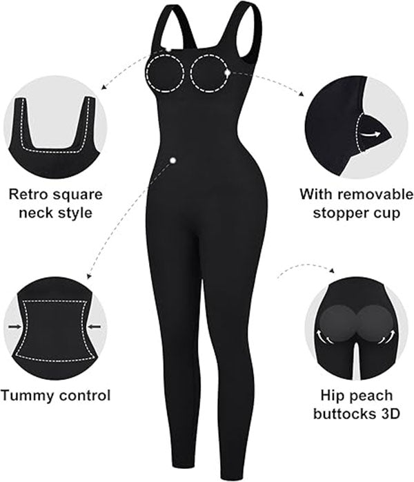 Snatched Waist Body Shaper – Breathable Seamless Compression, Athleisure
