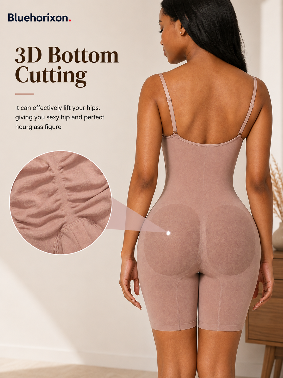 Tummy Control, Butt Lifter Shapewear Bodysuit, Seamless Full Body Compression Faja – view 4