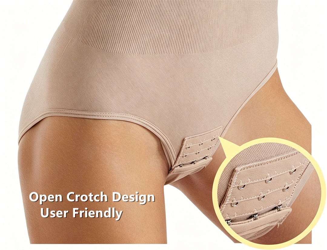 Postpartum Recovery Body Shaper For Women, Adjustable Strap Seamless Tummy Control Bodysuit, Butt Lifter, Waist Cincher Shapewear With Crotch Closure, Firm Compression For Women – view 5