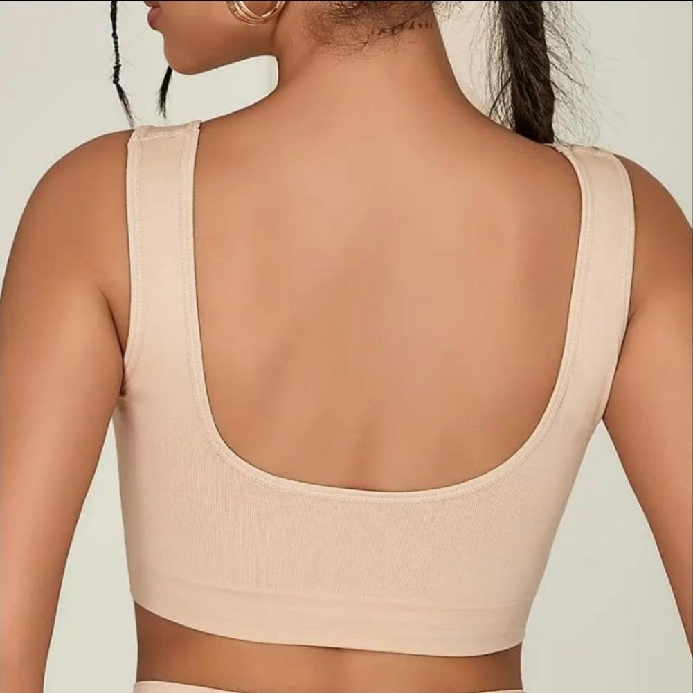 3-Pack Sports Bras For Women, Padded Strappy Racerback Push Up Open Back Medium Support Sports Yoga – view 2