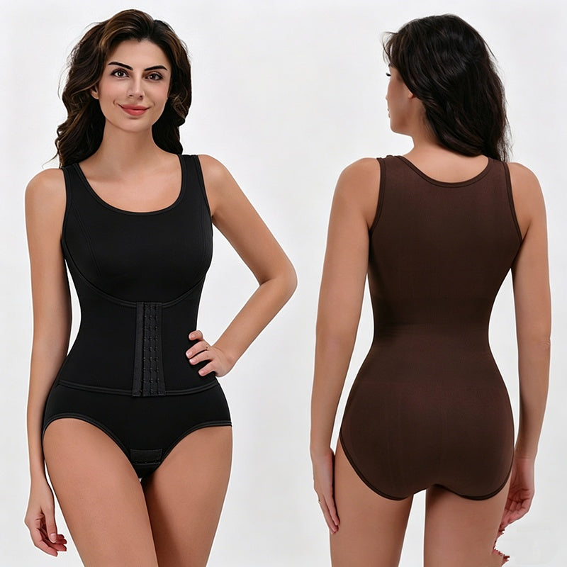 Women's Tummy Control Bodysuit Shapewear, Waist Trainer, Butt Lifter, Seamless Compression Faja, Open Crotch, Plus Size For Postpartum, Daily Wear, Single Or 2 Piece Set – view 2