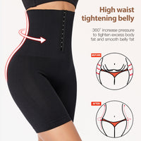 High Waist Tummy Control Shapewear For Women Seamless Firm Compression Body Shaper Shorts Plus Size Adjustable Hooks Butt Lifting Underwear – view 7