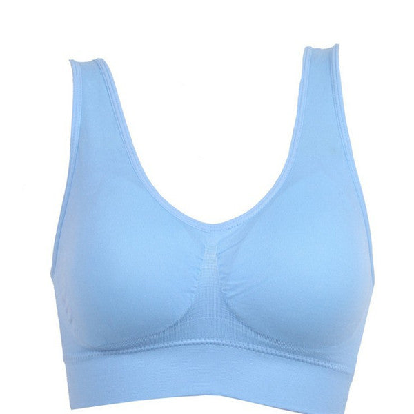 Women Yoga Tank Tops Sports Bra Workout Fitness Running Crop Top – view 4