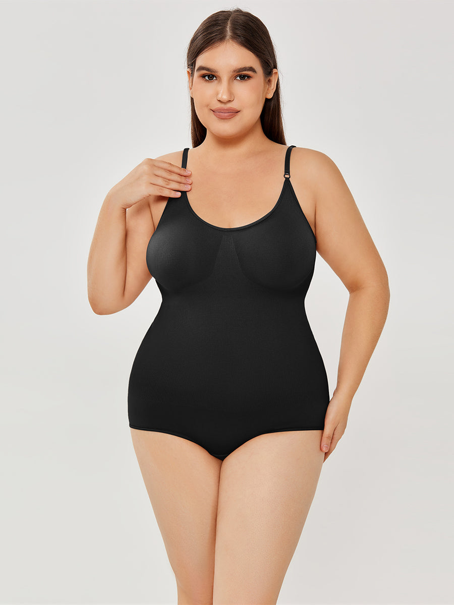 Full Bust Shapewear Bodysuit – Tummy Control, Nylon-Spandex – view 5