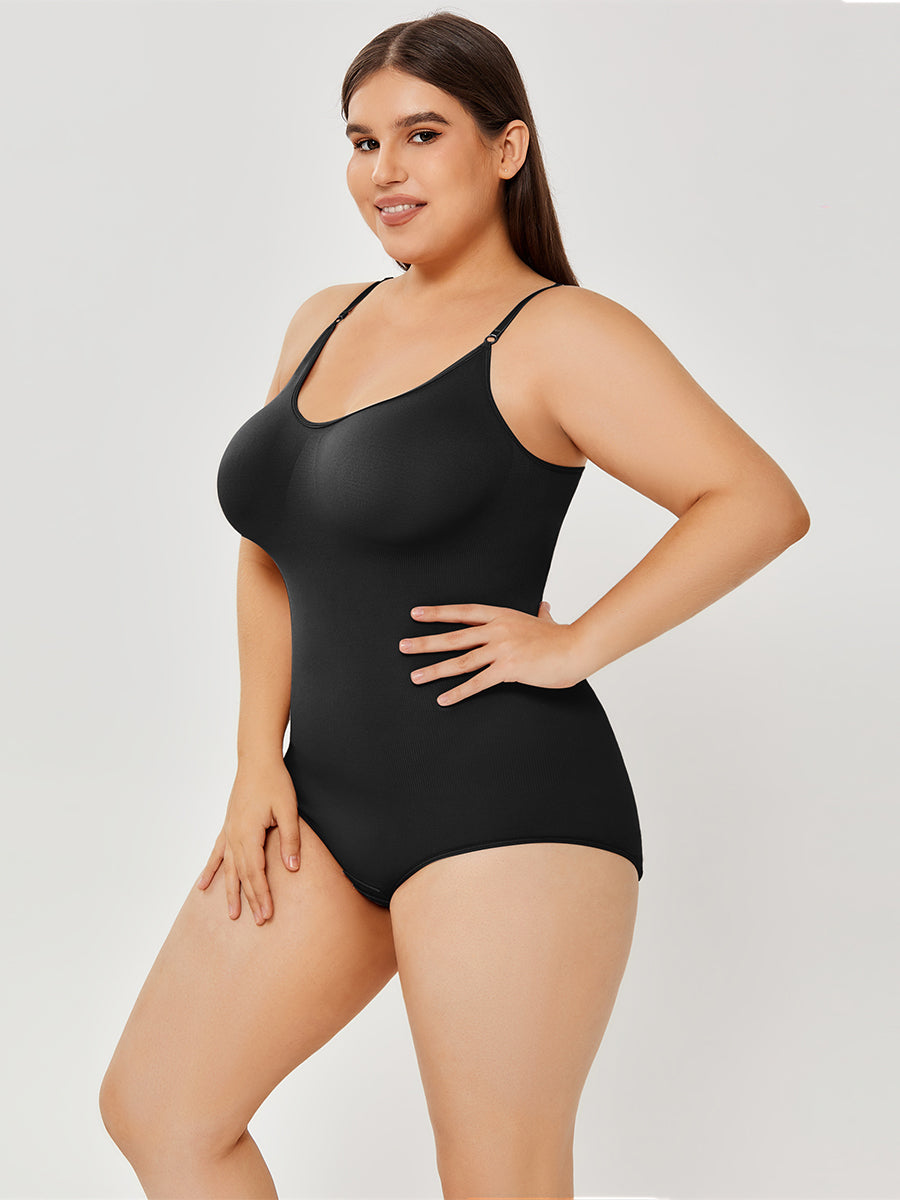 Full Bust Shapewear Bodysuit – Tummy Control, Nylon-Spandex – view 10