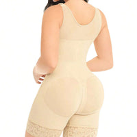 Colombian Faja Full Body Shaper – Abdominal Control & Hip Lifter, Zipper Crotch