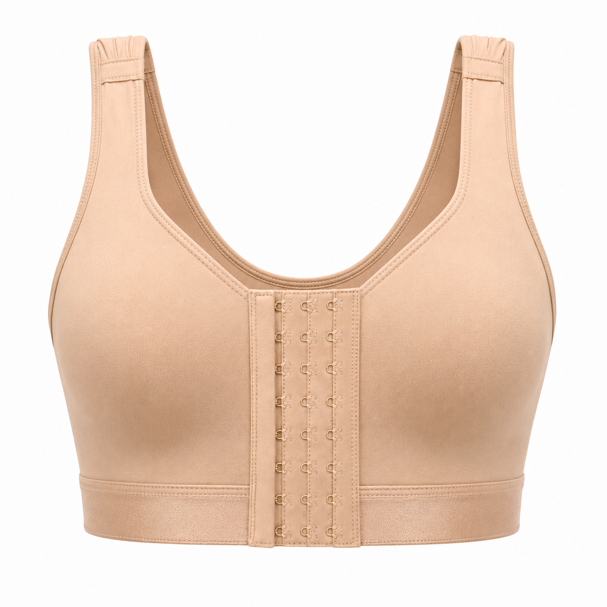 Bluehorixon Post-Surgery Front-Closure Compression Bra – side view