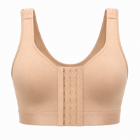 Bluehorixon Post-Surgery Front-Closure Compression Bra – side view