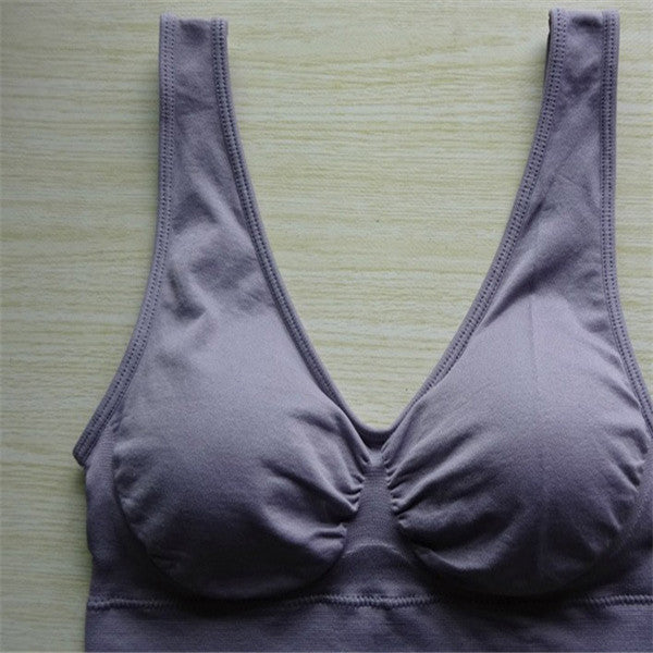 Women Yoga Tank Tops Sports Bra Workout Fitness Running Crop Top – view 9