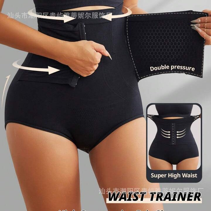 High Waisted Tummy Control Shapewear Panties For Women Postpartum Recovery Waist Trainer Butt Lifter Seamless Body Shaper Underwear – view 4