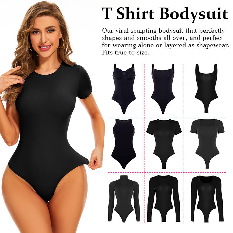 Second-Skin Shaping Crew Neck Tee