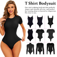 Second-Skin Shaping Crew Neck Tee
