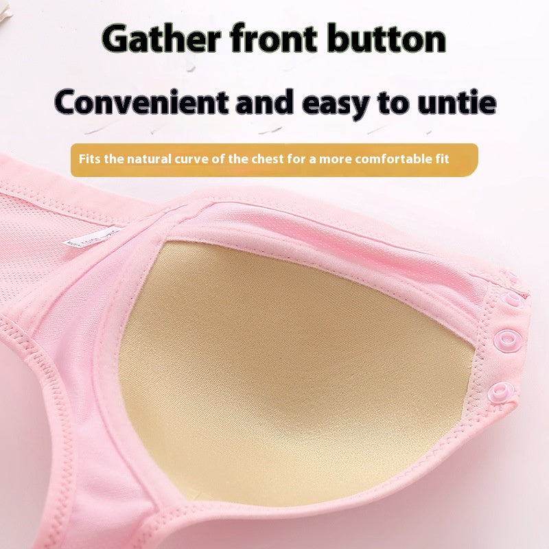 Front-Button Vest Style Bra