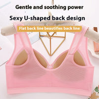 Front-Button Vest Style Bra