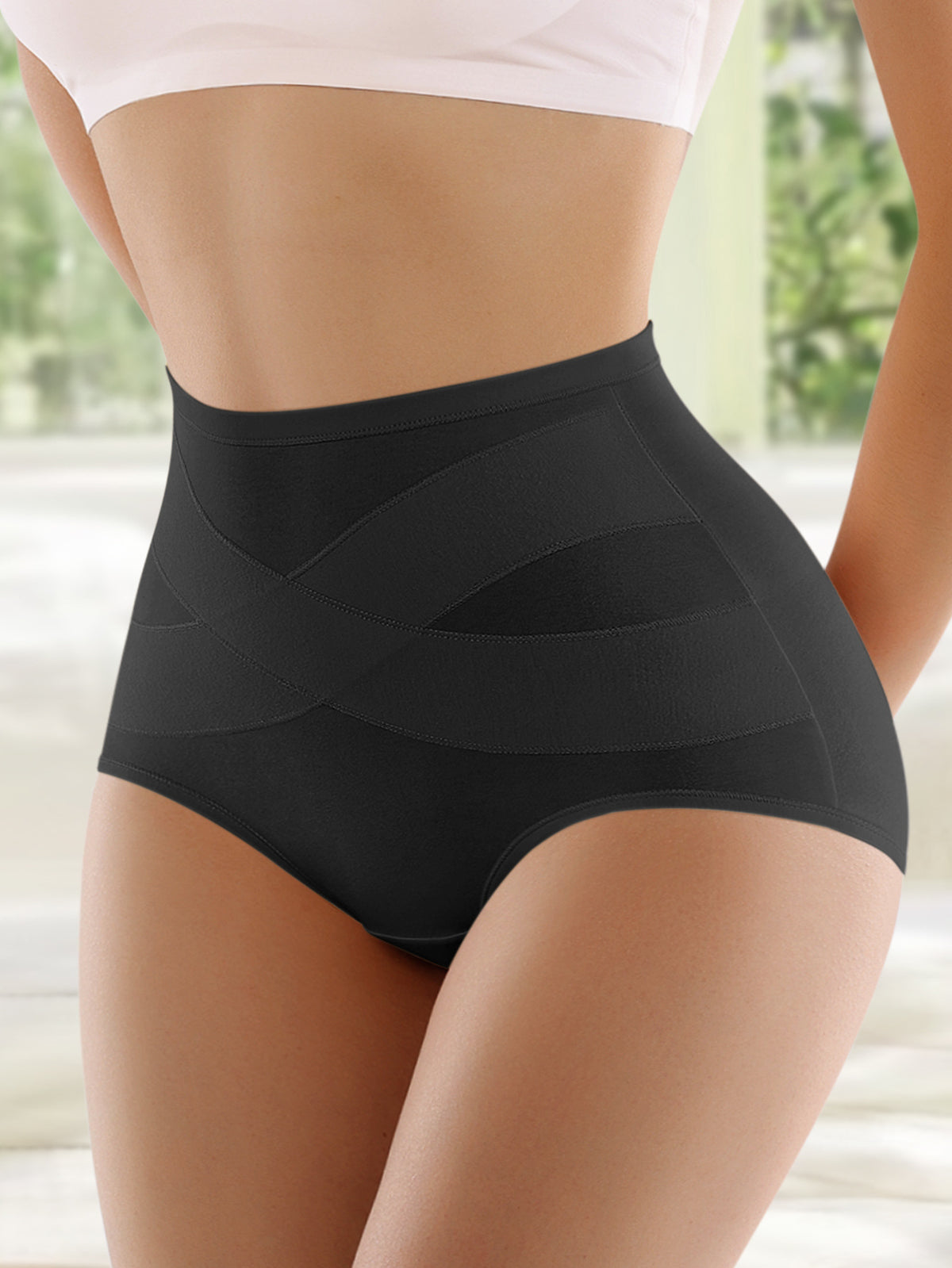 4-Piece High Waist Shaping Briefs Set
