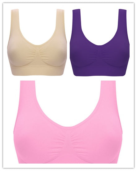Women Yoga Tank Tops Sports Bra Workout Fitness Running Crop Top – view 2