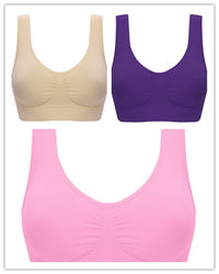 Women Yoga Tank Tops Sports Bra Workout Fitness Running Crop Top – view 2