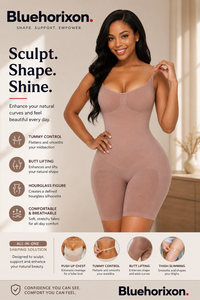 Tummy Control, Butt Lifter Shapewear Bodysuit, Seamless Full Body Compression Faja – view 9