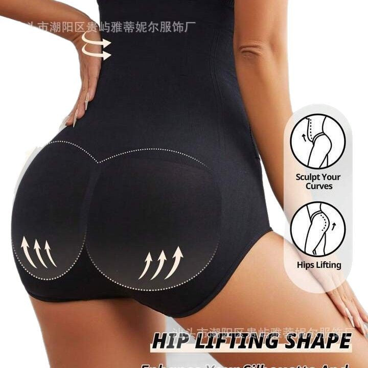 High Waisted Tummy Control Shapewear Panties For Women Postpartum Recovery Waist Trainer Butt Lifter Seamless Body Shaper Underwear – view 3