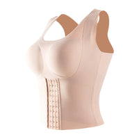 Bluehorixon Beautiful Back Tummy Tuck Body Shapewear – worn, side view