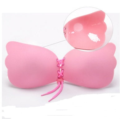 Adhesive Strapless Bra – Self-Stick Push-Up, Backless & Rabbit Design – view 2
