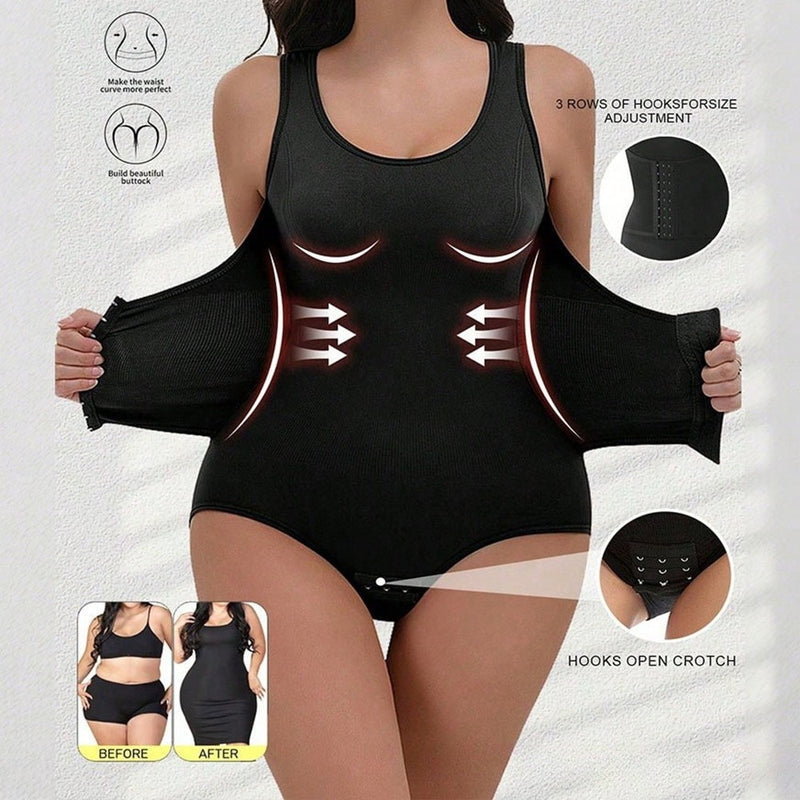 Seamless Waist Trainer Body Shaper – Tummy Control & Slimming Compression, Nylon