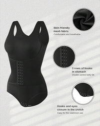 Seamless Waist Trainer Body Shaper – Tummy Control & Slimming Compression, Nylon