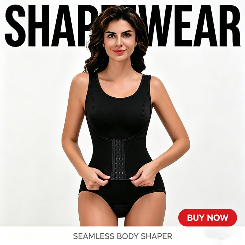 Women's Tummy Control Bodysuit Shapewear, Waist Trainer, Butt Lifter, Seamless Compression Faja, Open Crotch, Plus Size For Postpartum, Daily Wear, Single Or 2 Piece Set – view 10
