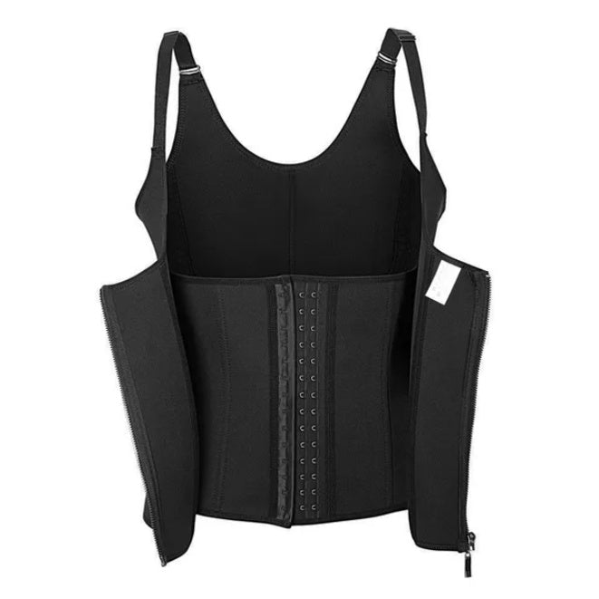 Zippered Waist Trainer Corset – Tummy Control & Back Support, Body Cincher – view 5