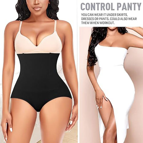 Tummy Control Shapewear Shorts – Compression Underwear & Panty Shaper – view 8