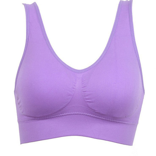 Women Yoga Tank Tops Sports Bra Workout Fitness Running Crop Top – view 8