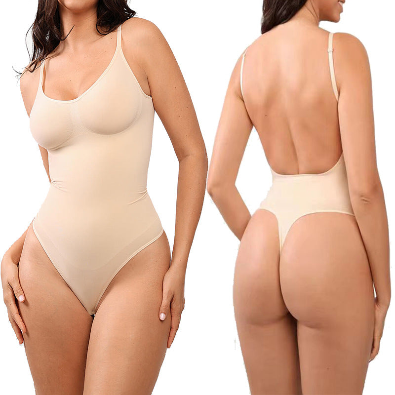 Seamless Bodysuit Shapewear – Hip Lifting & Tummy Control, Nylon