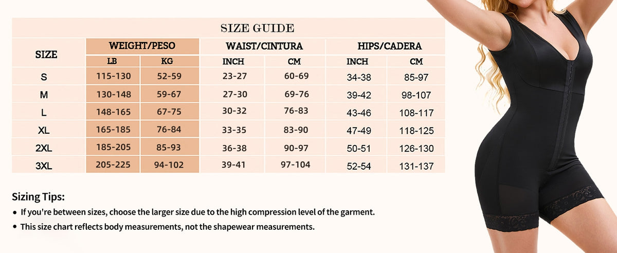 Colombian Faja Bodysuit – Post-Surgery Tummy Control & Butt Lifter, Zipper Crotch – view 8