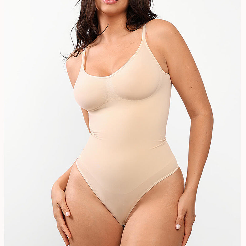 Seamless Bodysuit Shapewear – Hip Lifting & Tummy Control, Nylon