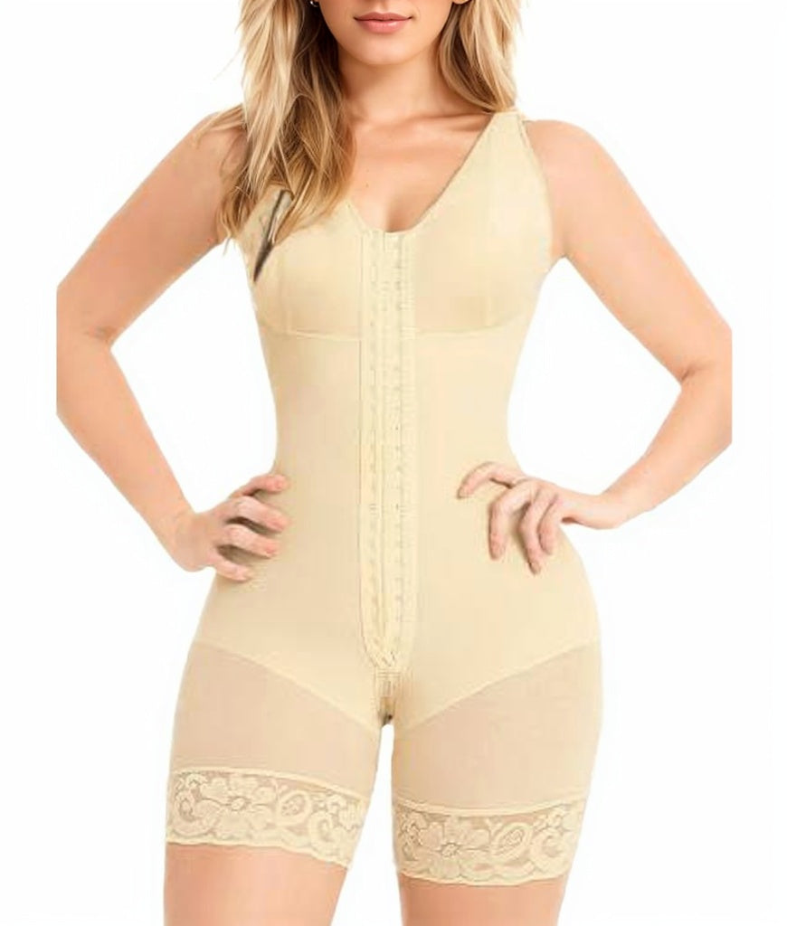 Colombian Faja Bodysuit – Post-Surgery Tummy Control & Butt Lifter, Zipper Crotch – view 4
