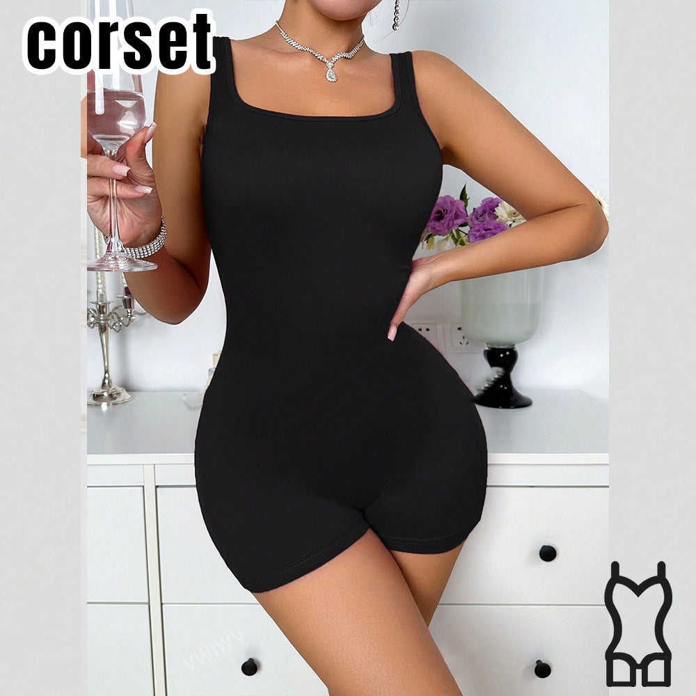 Women's Wide Strap Body Shaper Bodysuit - Tummy Control & Butt Lifter – view 2