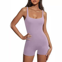 Women's Sleeveless Sling Yoga Jumpsuit – view 4