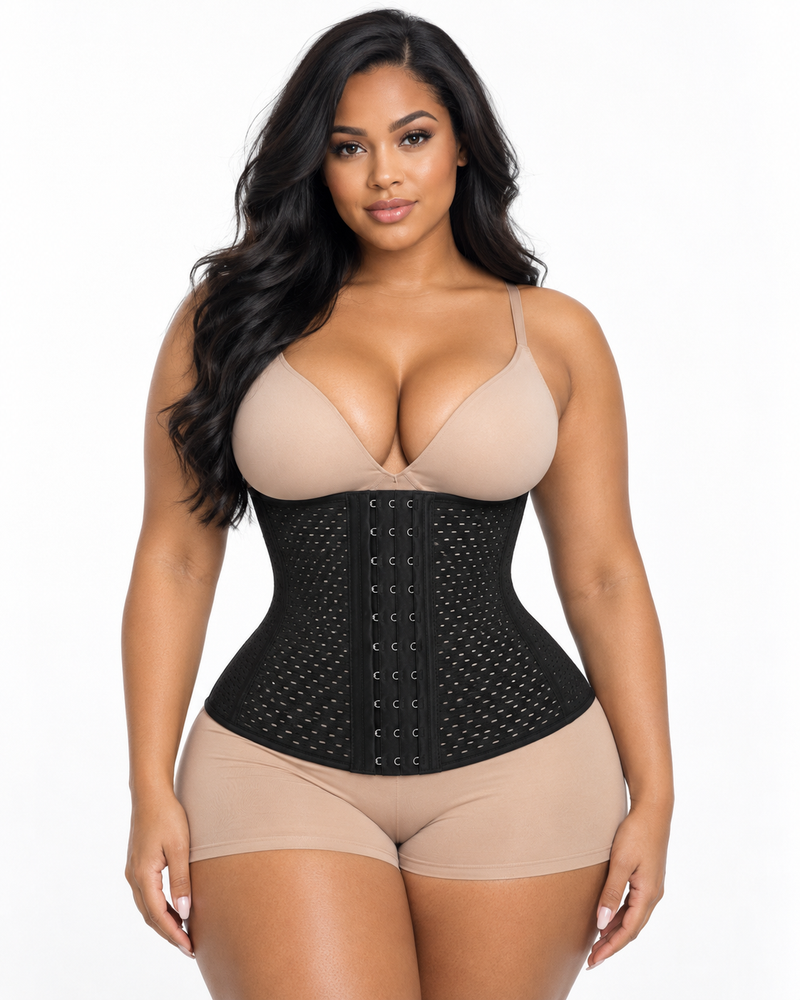 Bluehorixon Mesh Underbust Waist Trainer – Cinching Corset Belt