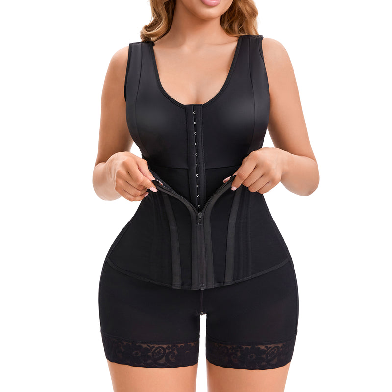 Colombian Faja Full Body Shaper – Overbust Tummy Control & Butt Lifter, Post-Surgery
