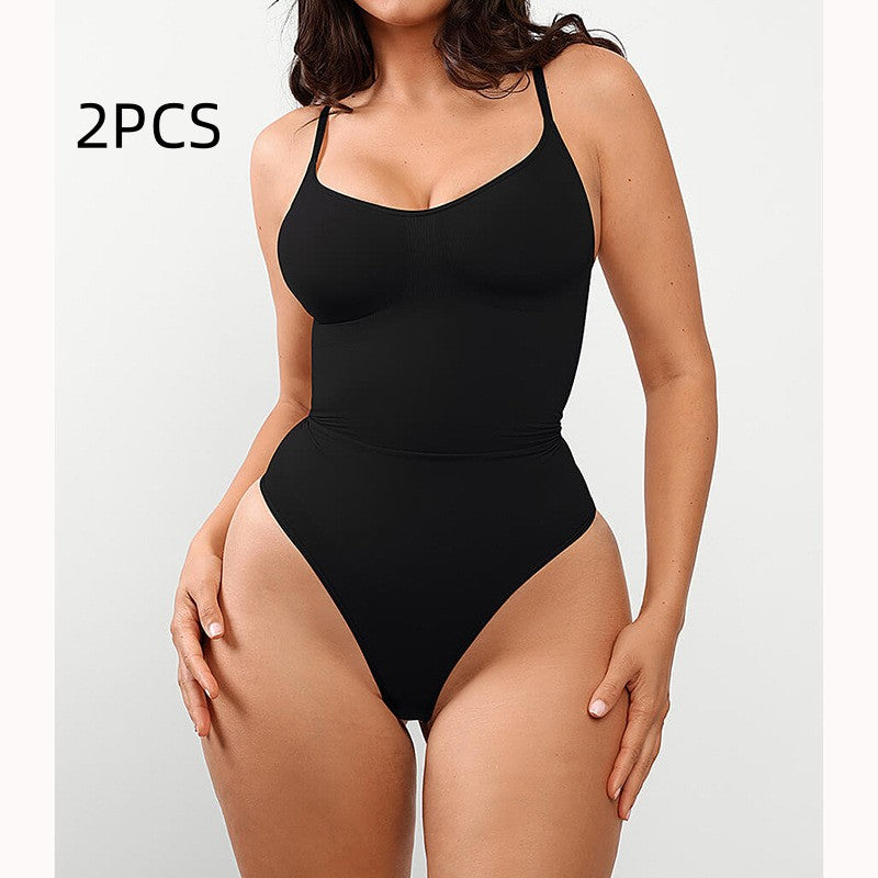 Seamless Bodysuit Shapewear – Hip Lifting & Tummy Control, Nylon