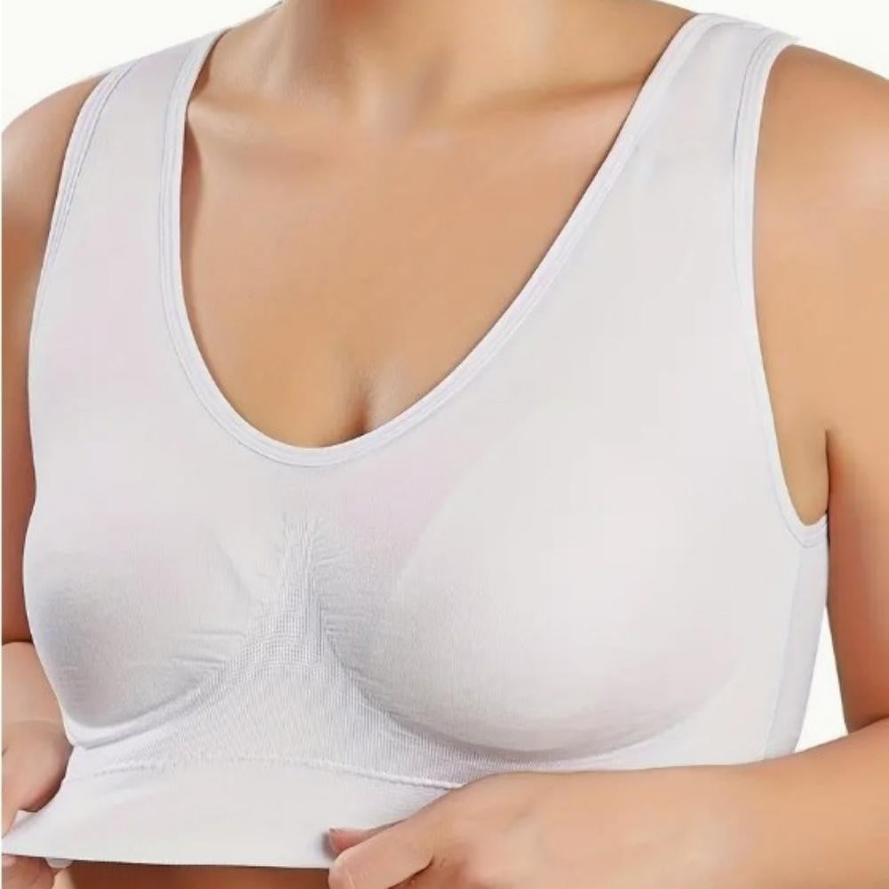 3-Pack Sports Bras For Women, Padded Strappy Racerback Push Up Open Back Medium Support Sports Yoga – view 8