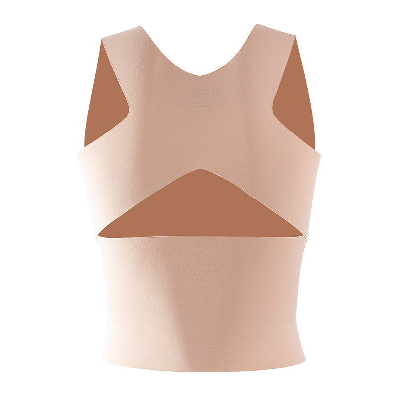 Bluehorixon Beautiful Back Tummy Tuck Body Shapewear – back view