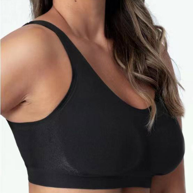 Plus-Size Shaper Bra – Seamless Gather Support, S–3XL, Breathable Nylon – view 4