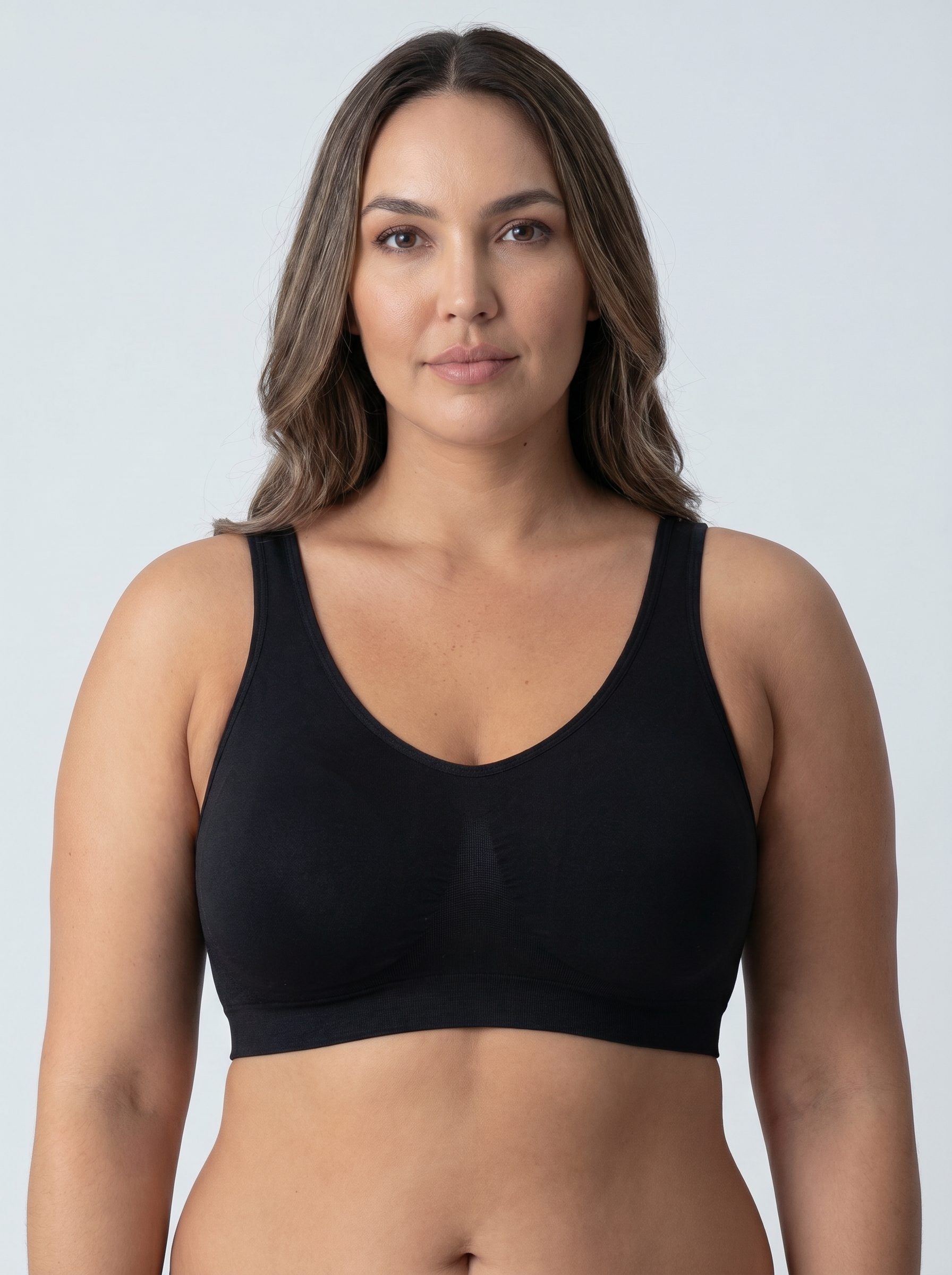 Plus-Size Shaper Bra - Black