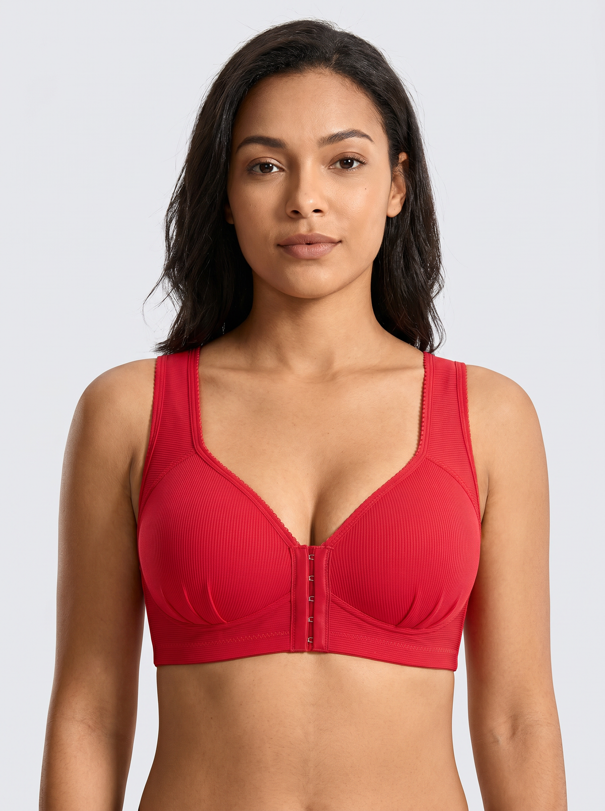 Backless Push-Up Bra - Red