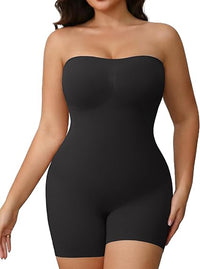 Off-Shoulder Bandeau Strapless Shaping Bodysuit - detail