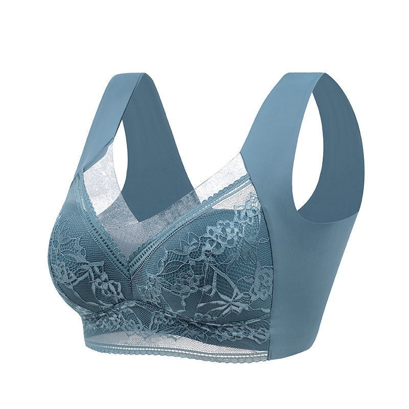 Lace Push-Up Bra – Wireless Fixed Cup, 3/4 Coverage, Multi-Color – view 7