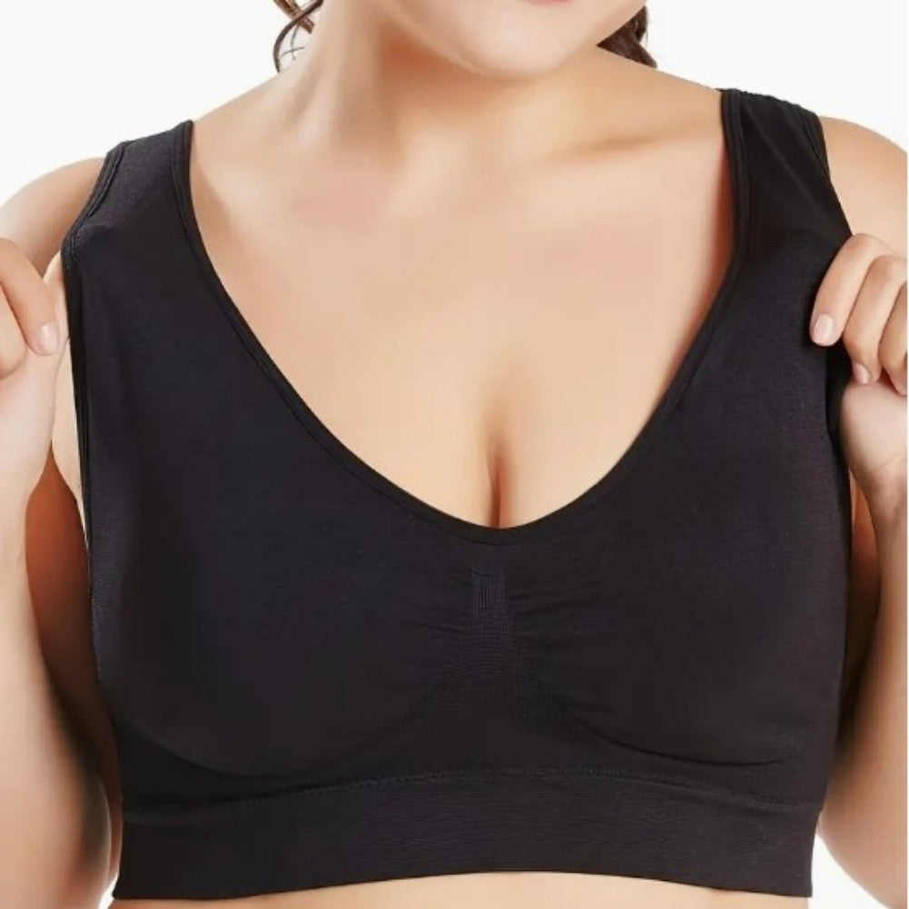 3-Pack Sports Bras For Women, Padded Strappy Racerback Push Up Open Back Medium Support Sports Yoga – view 6
