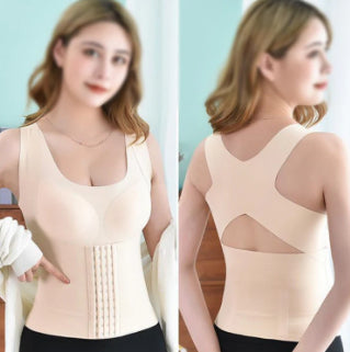 Bluehorixon Beautiful Back Tummy Tuck Body Shapewear – fabric close-up